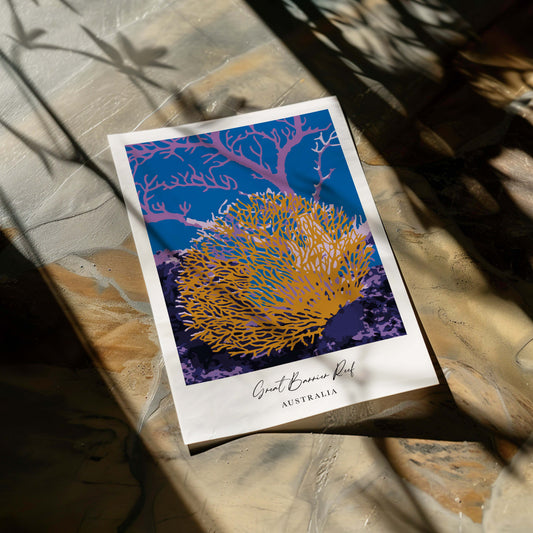 Poster 50x70 Great Barrier Reef