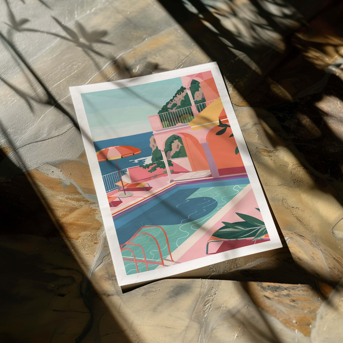 Poster Italian coast