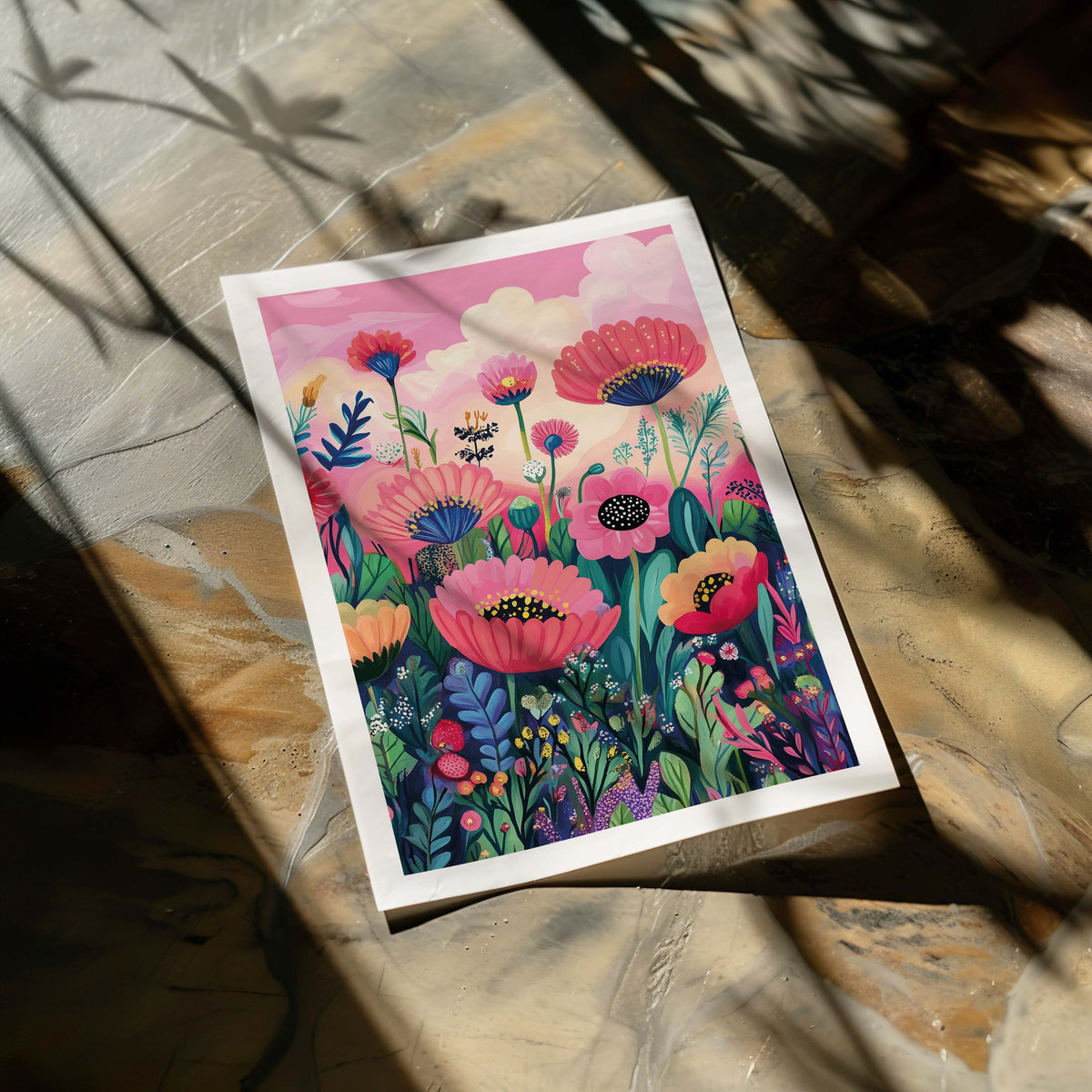 Poster Poppies Love 50x70