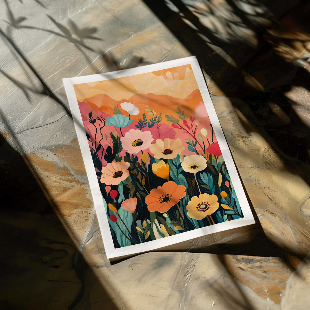 Poster Poppies Mix 50x70