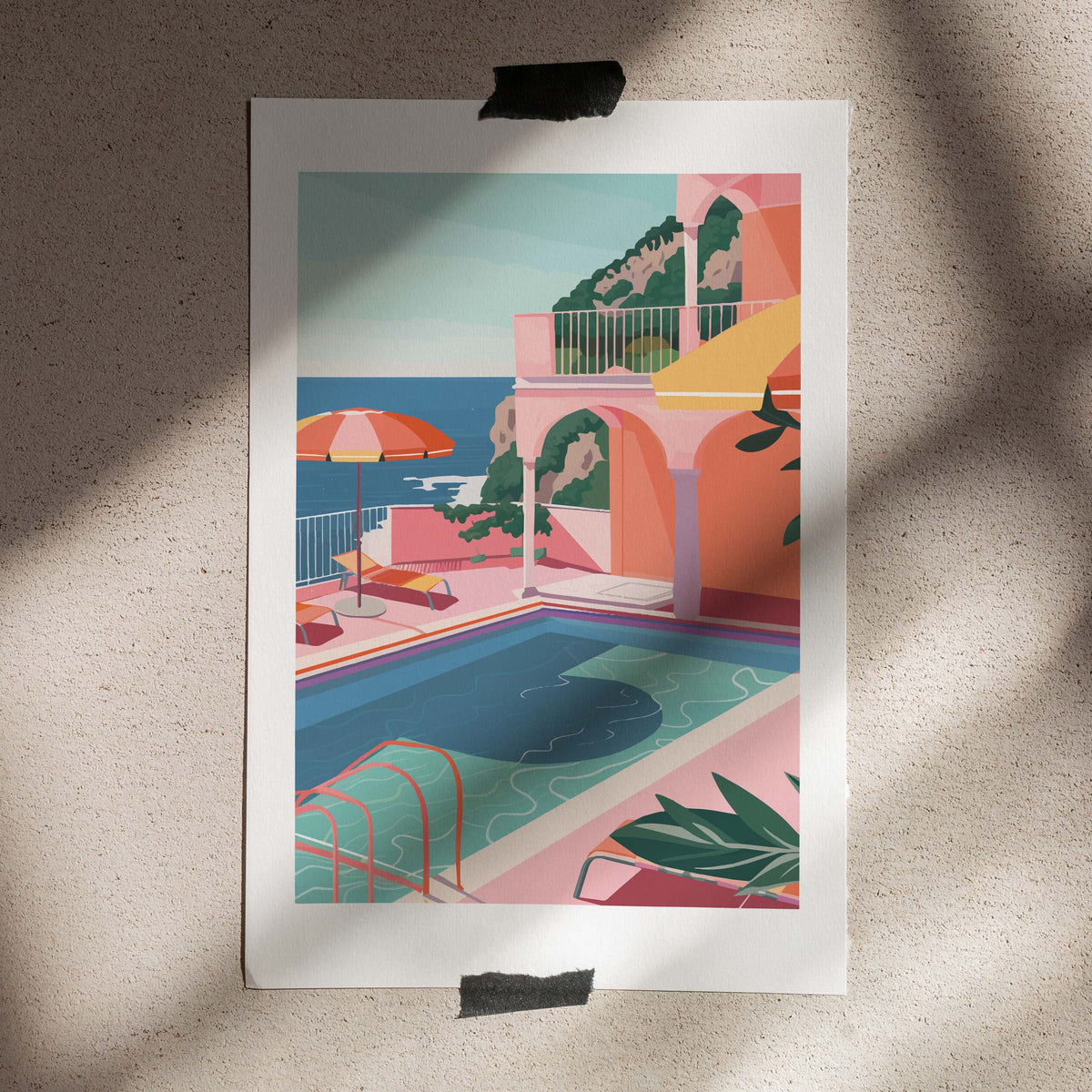 Poster Italian coast