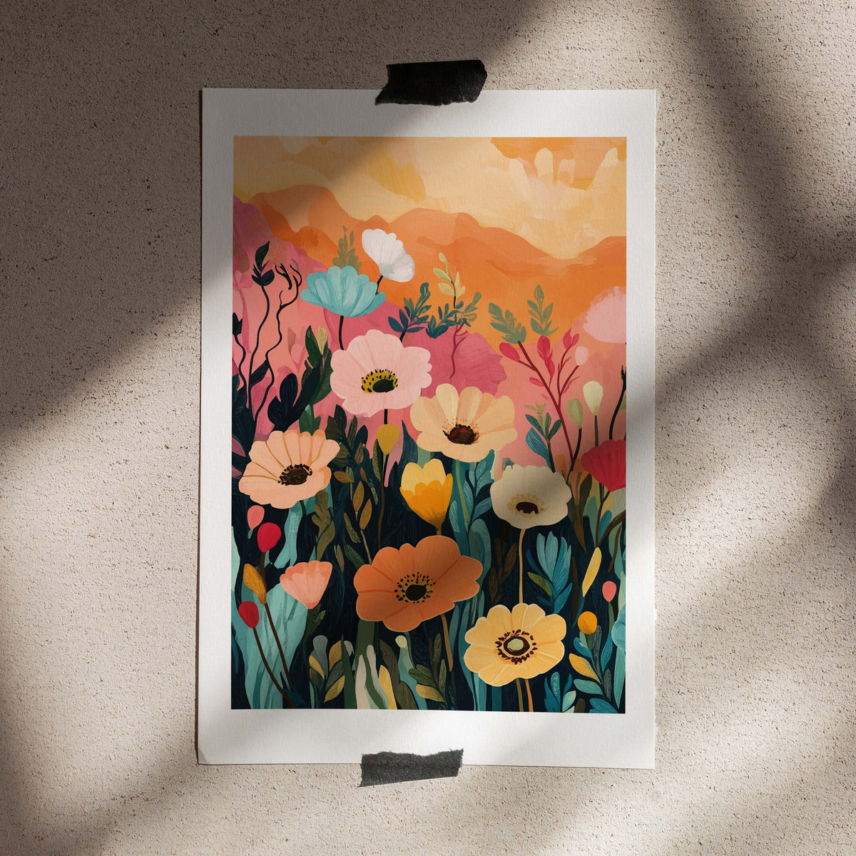 Poster Poppies Mix 50x70